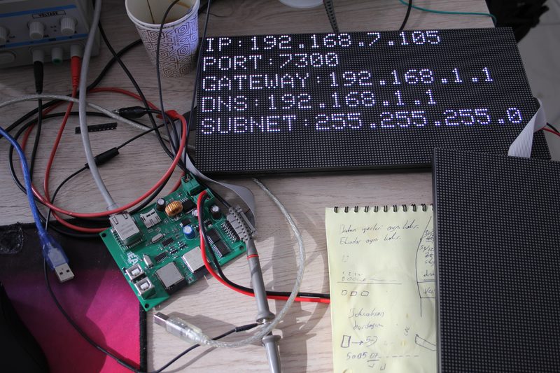 TCP/IP RGB Matrix Kontrol